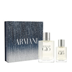 Armani Beauty Acqua di Giò EDT bottle in premium holiday gift packaging.