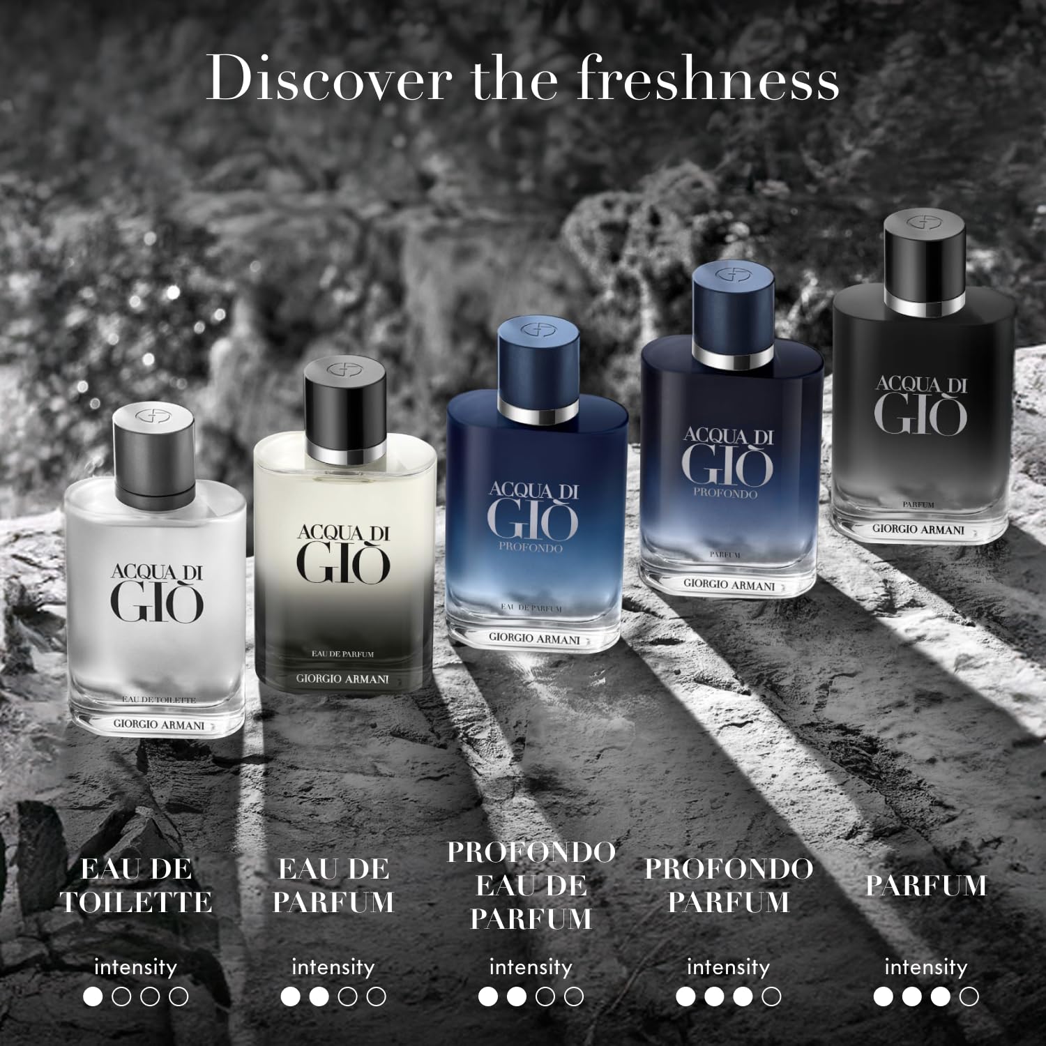 Apply Acqua di Giò Profondo to pulse points for a refined masculine aura.