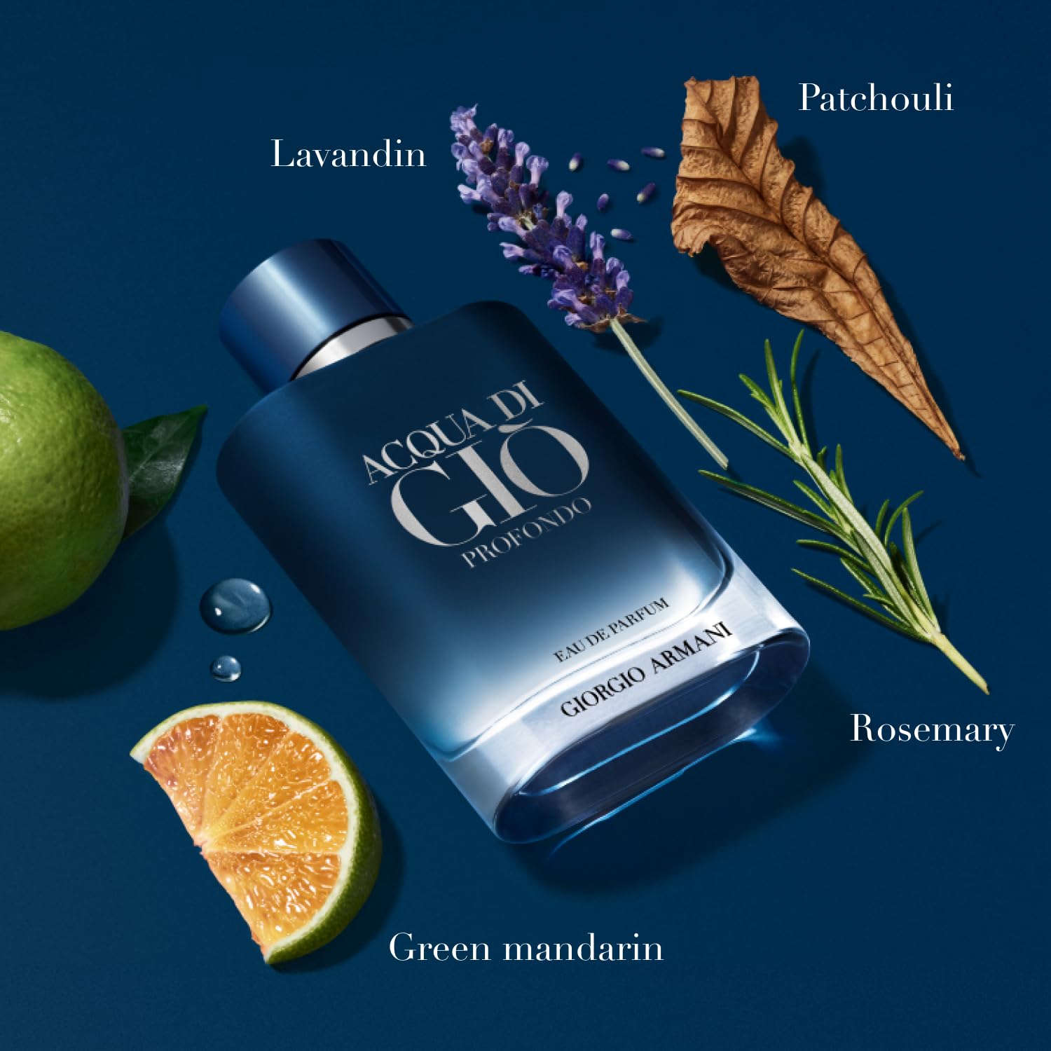 Armani Beauty Acqua di Giò Profondo travel-size bottle for on-the-go scent.