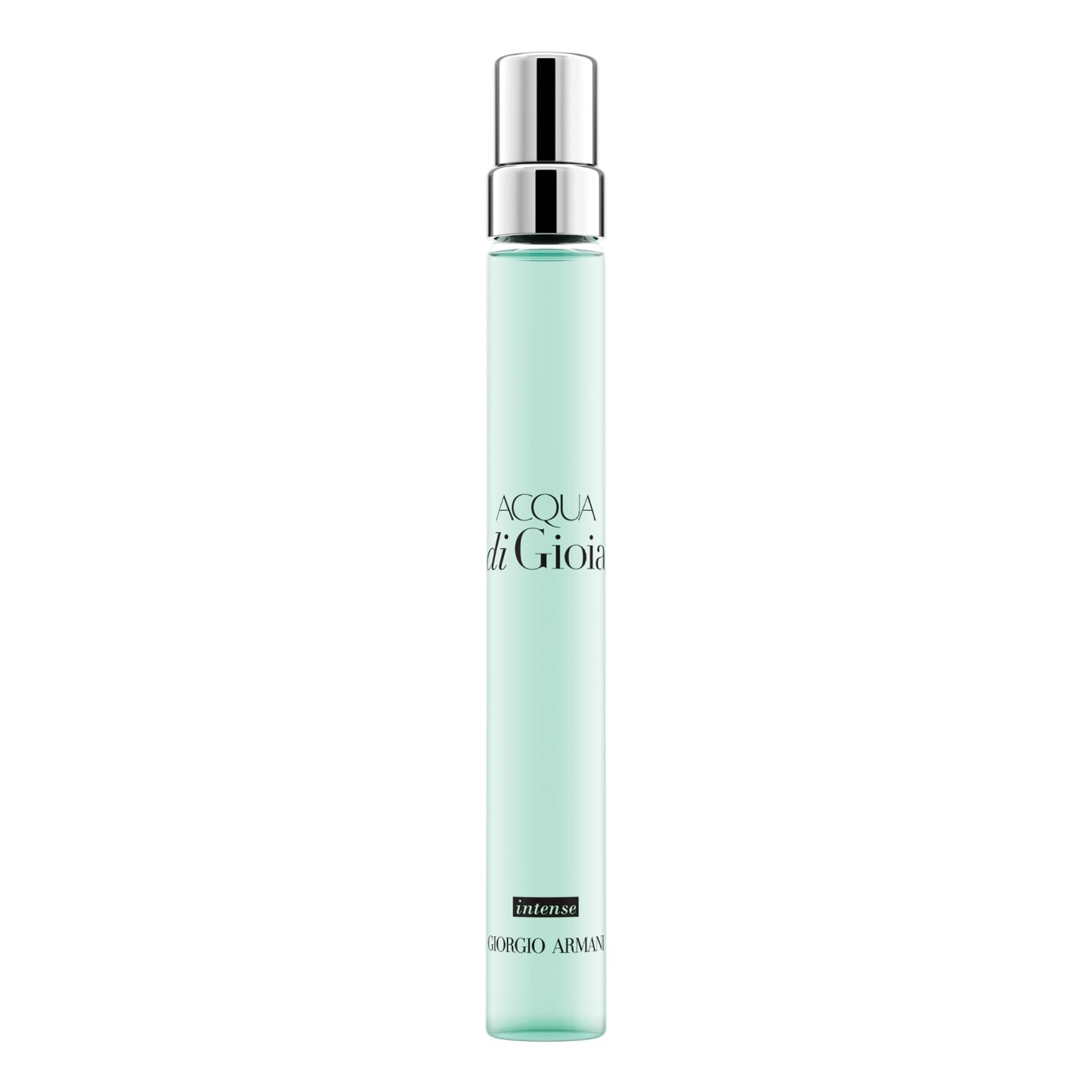 Armani Beauty Acqua di Gioia Intense bottle front evokes Mediterranean freshness.