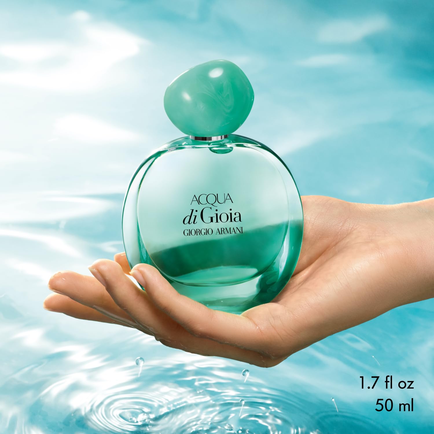 Armani Beauty Acqua di Gioia Intense box packaging invites elegant unboxing.