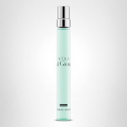 Armani Beauty Acqua di Gioia Intense cedarwood-note highlights warm, balanced character.