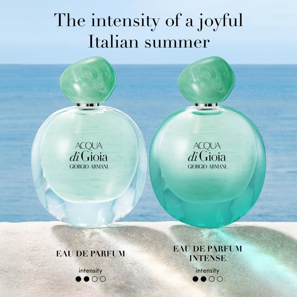 Armani Beauty Acqua di Gioia primofiore lemon note visual—sparkling freshness
