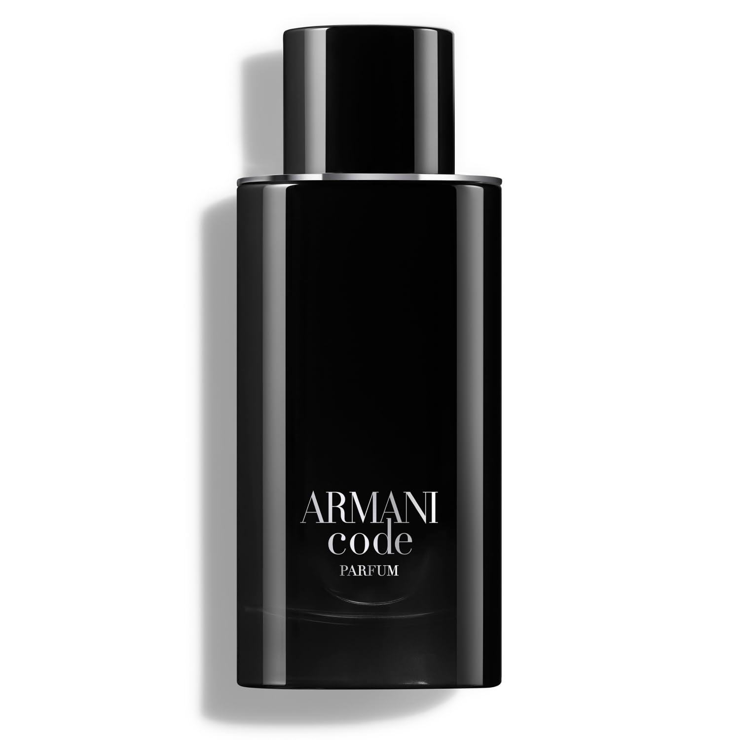 Armani Beauty Code Parfum bottle front, showcasing sleek design for a confident first impression.