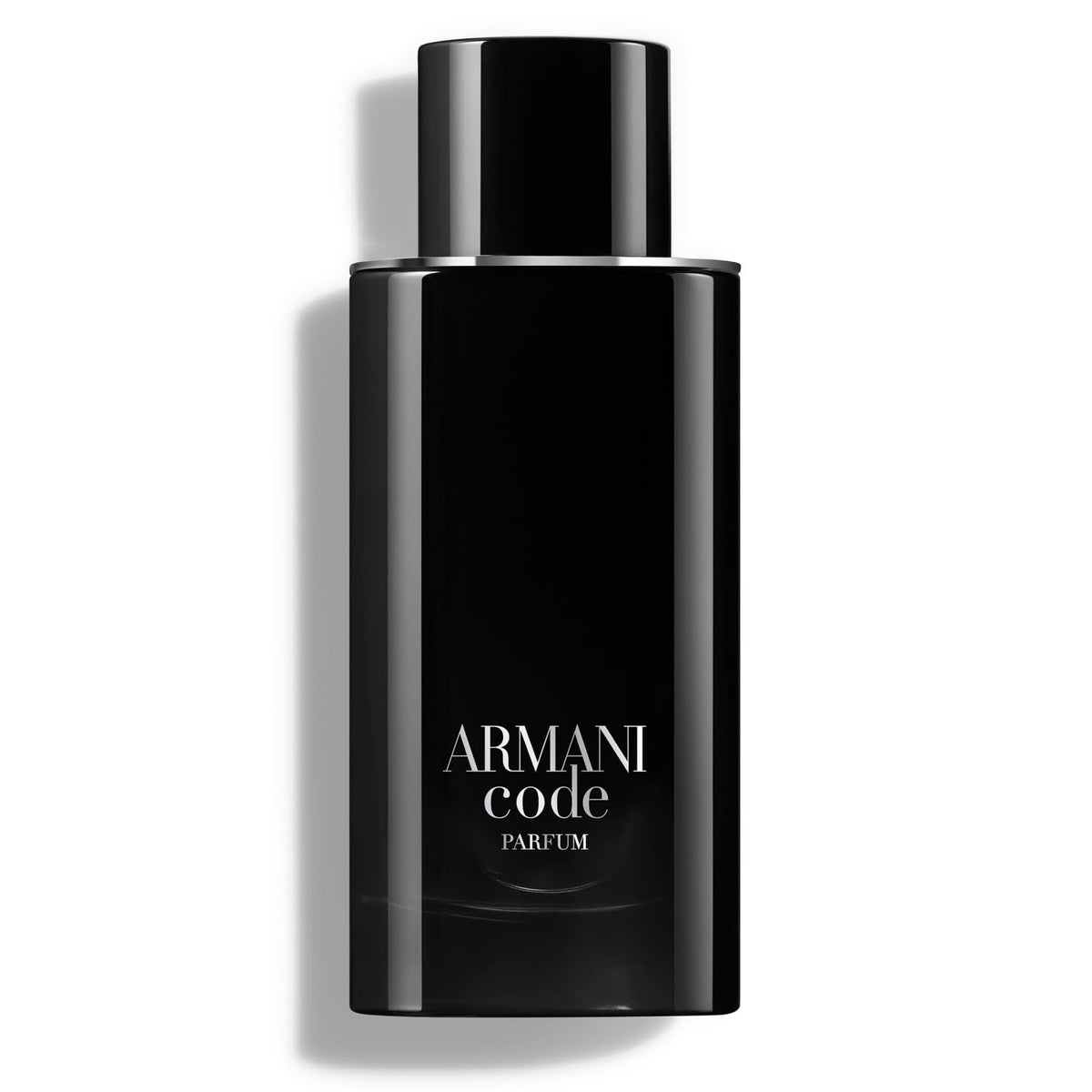 Armani Beauty Code Parfum bottle front, showcasing sleek design for a confident first impression.