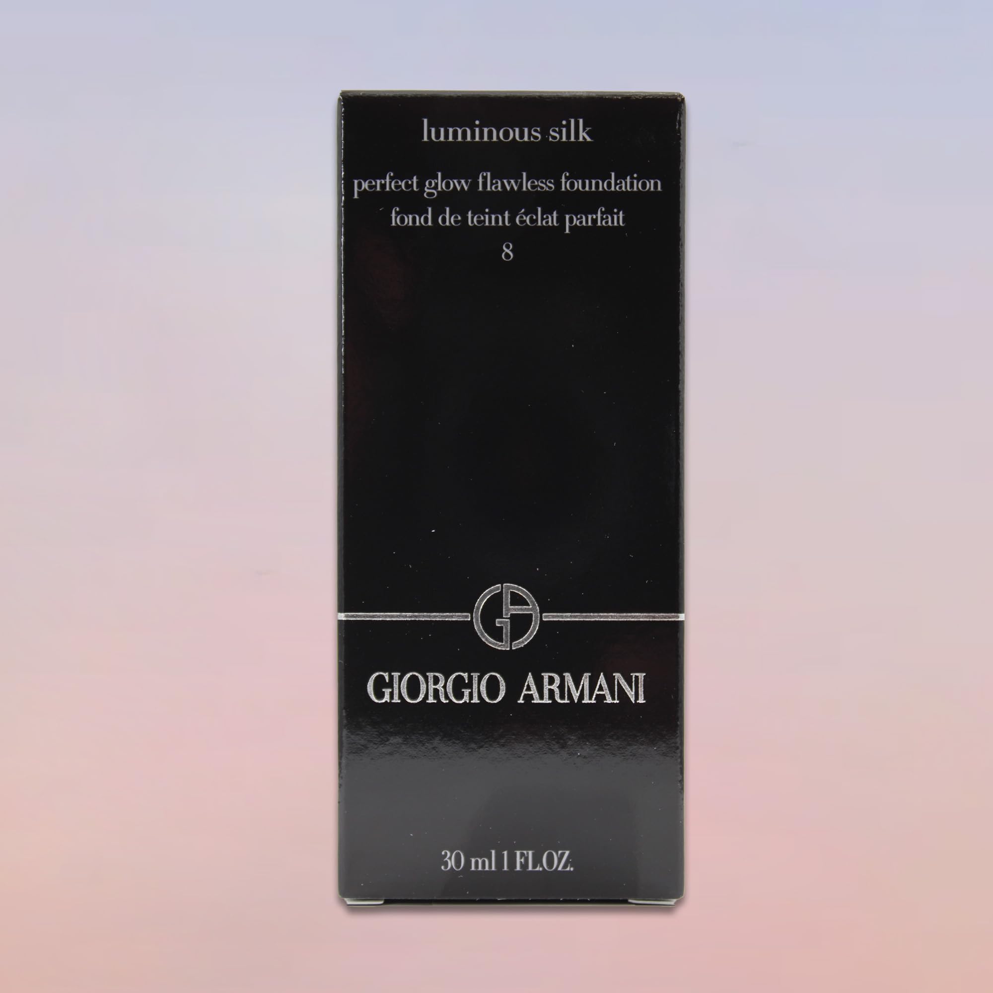 Armani Beauty Luminous Silk Foundation daylight swatches reveal accurate shade 8 Caramel.
