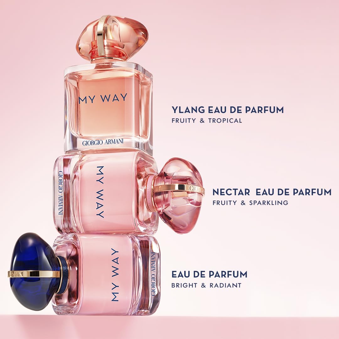 Armani Beauty My Way spray application on wrist for daily refinement