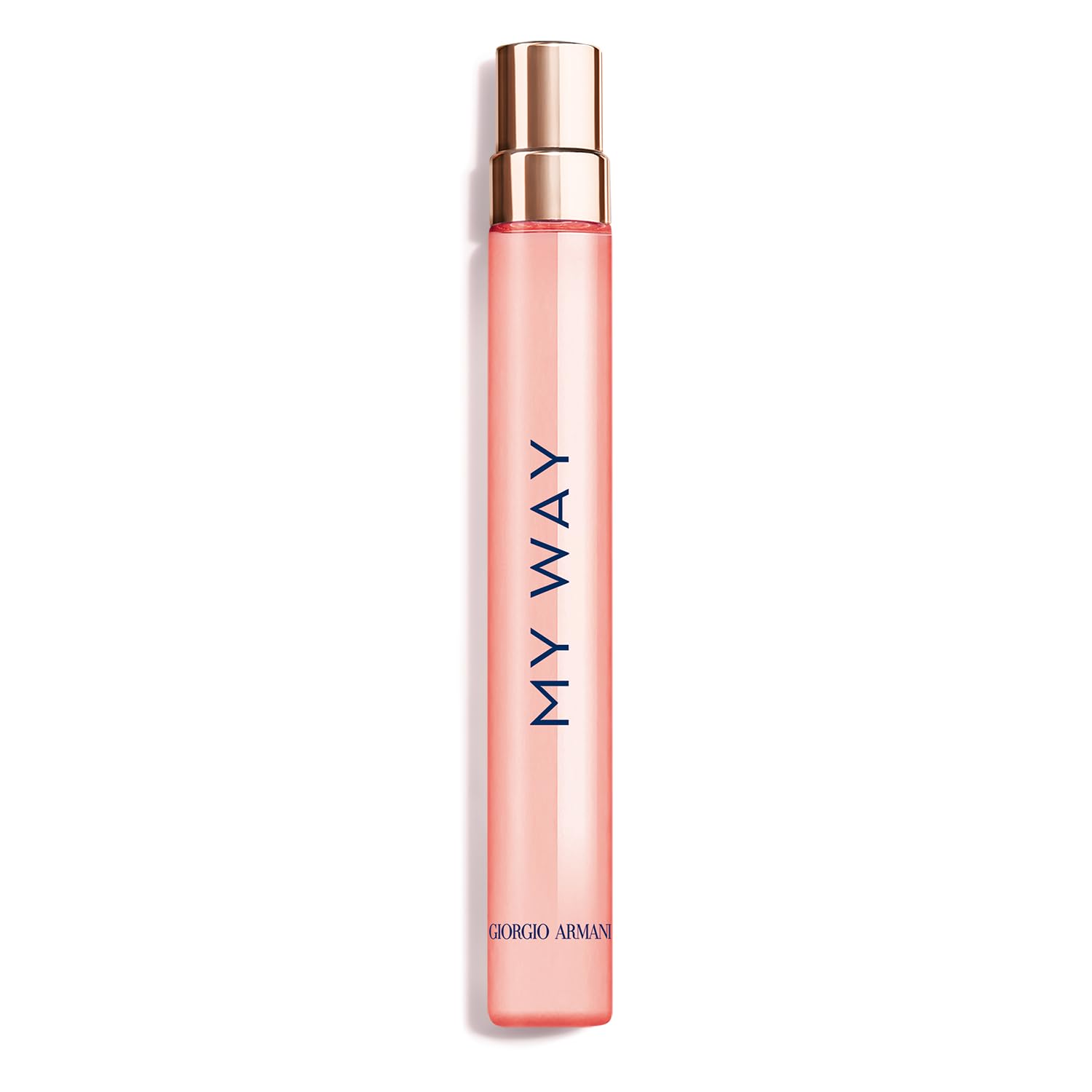 Armani Beauty My Way Ylang bottle in focus highlighting tropical vibe for daily wear