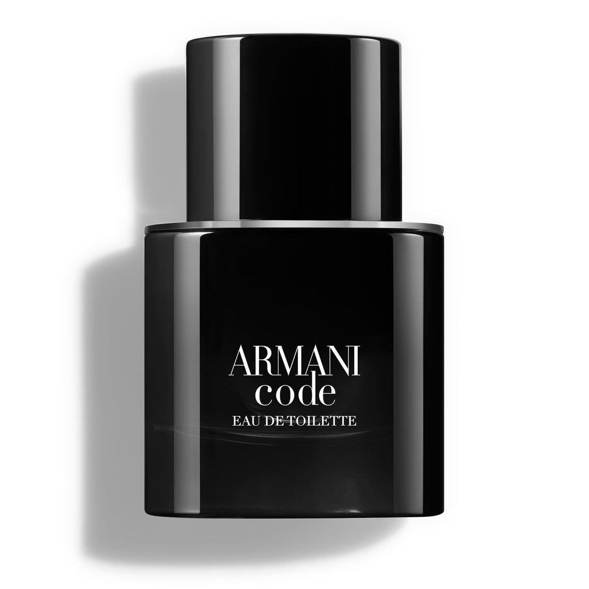 Armani Code EDT bottle featuring ambery woody notes for a sophisticated signature scent.