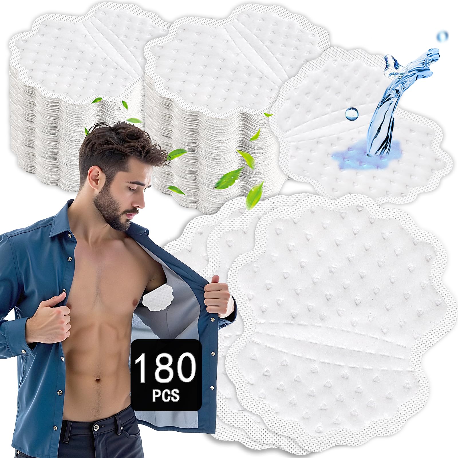 Arme Armpit Sweat Pads in vacuum-sealed packaging for easy storage and freshness.