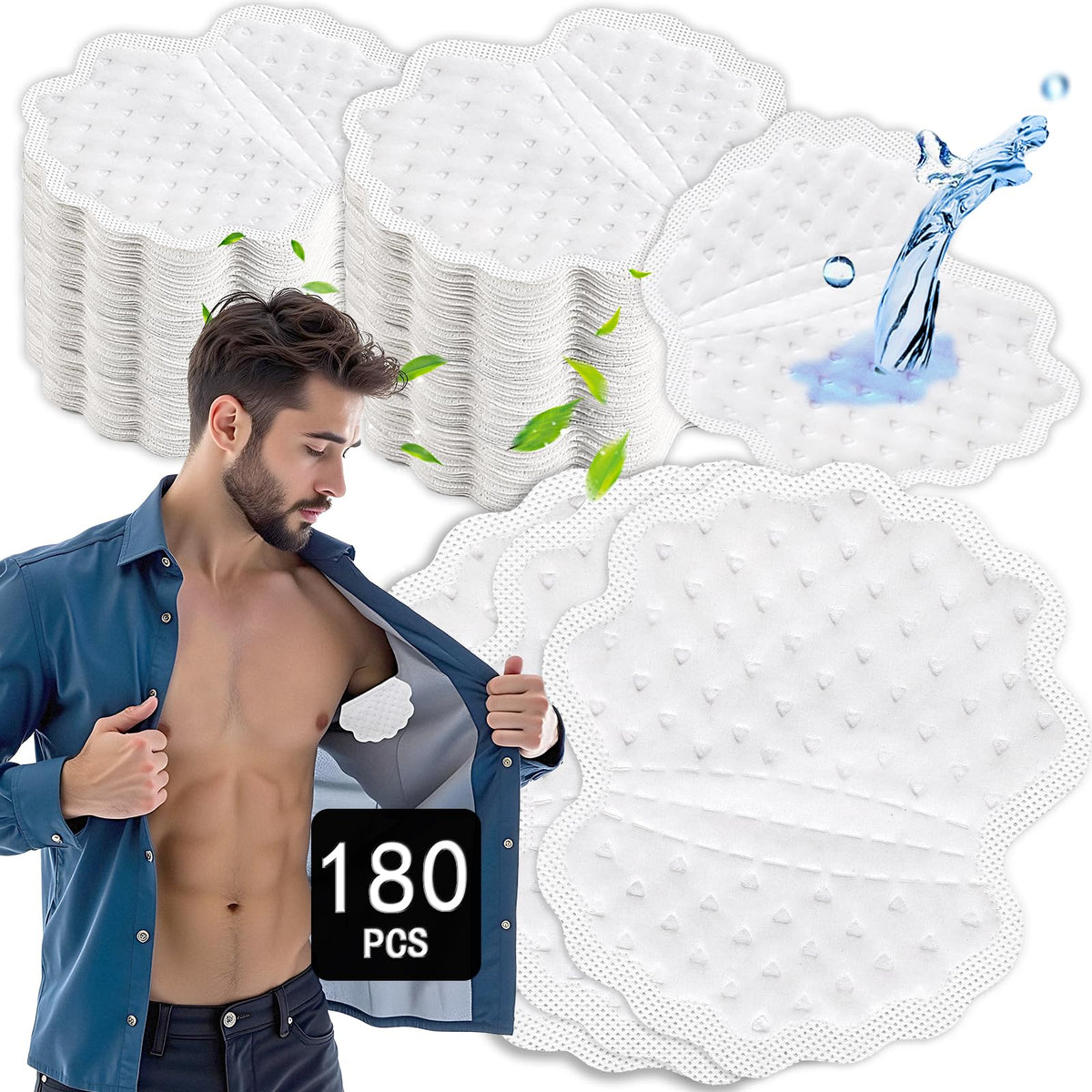 Arme Armpit Sweat Pads in vacuum-sealed packaging for easy storage and freshness.