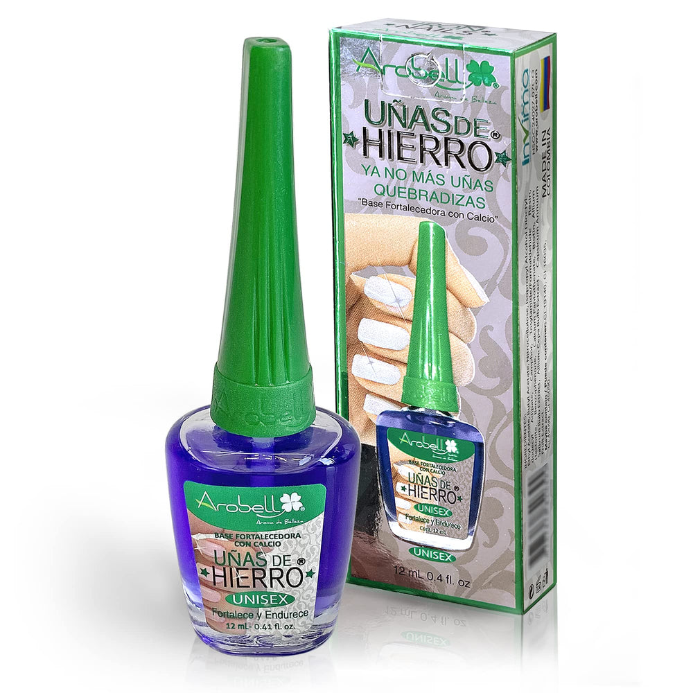 Arobell Iron Nail Hardener top coat use seals manicure with durability