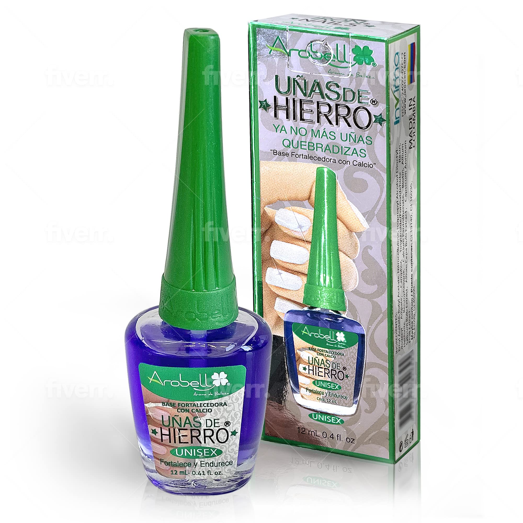 Arobell nail-strengthener care routine for brittle nails.