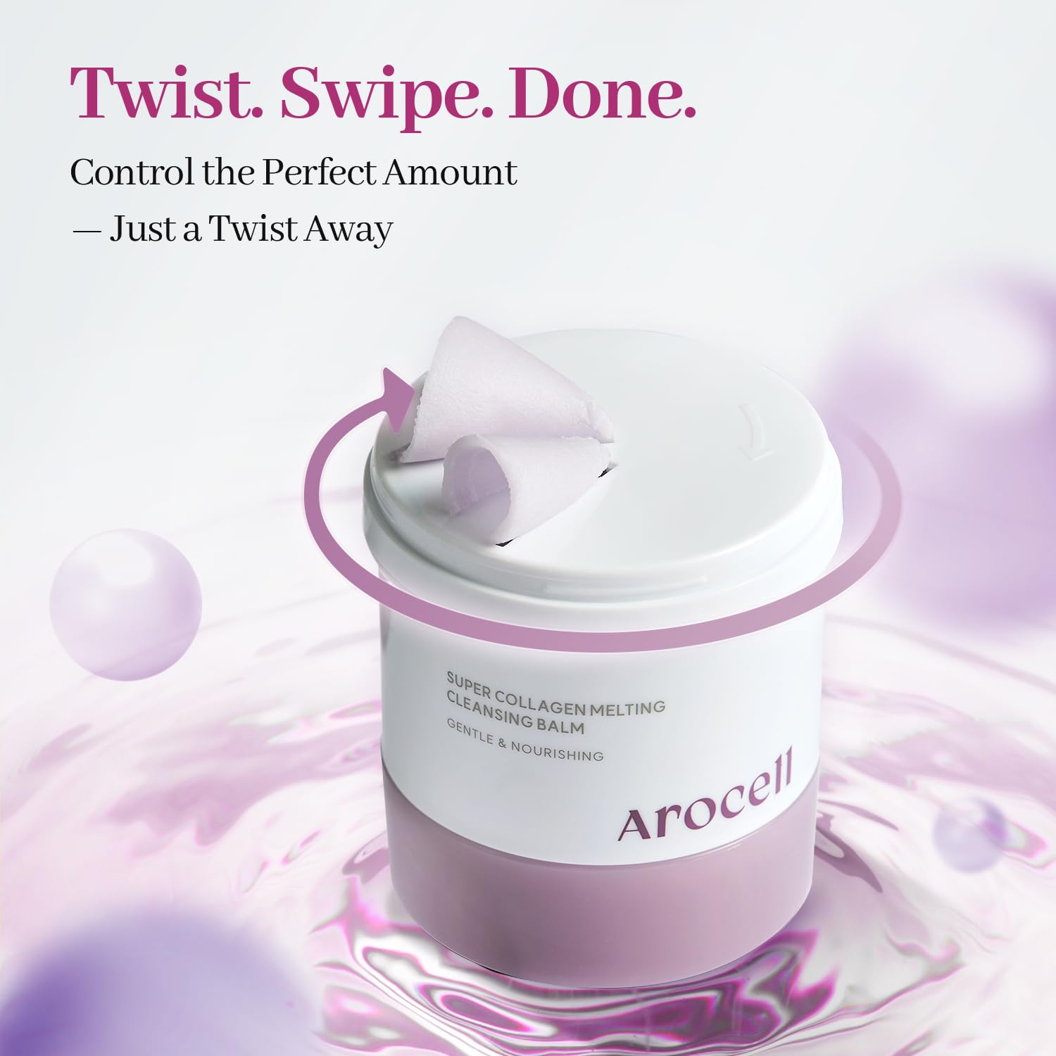 AROCELL collagen peptide care supports hydration and skin elasticity.