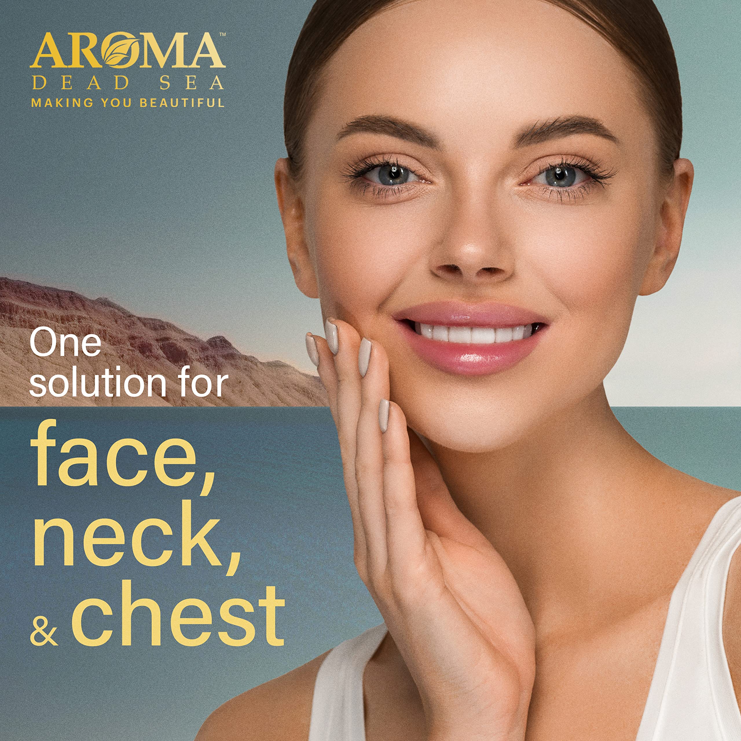Lightweight, non-greasy texture focus of Aroma Dead Sea Cream.