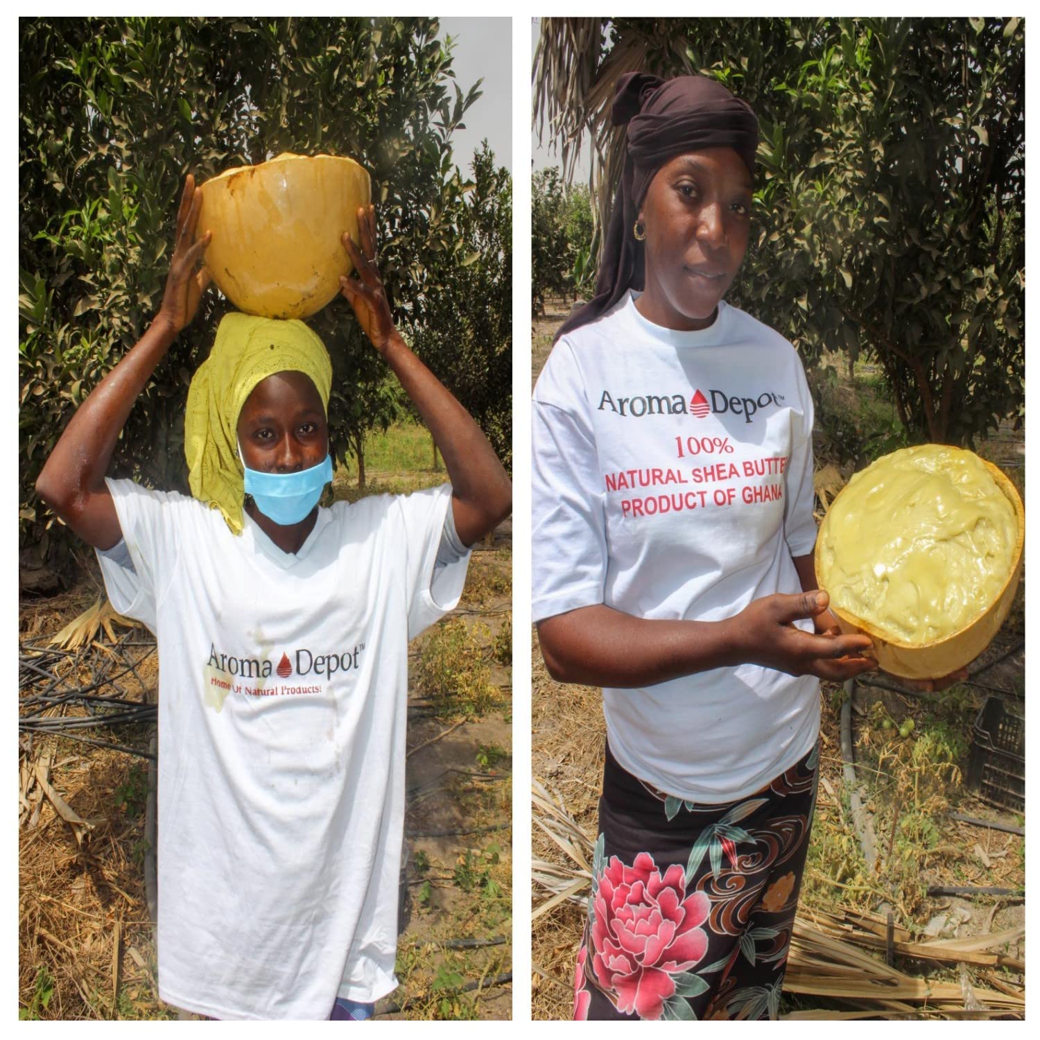 Aroma Depot Shea Butter aids dry skin with lasting moisture.