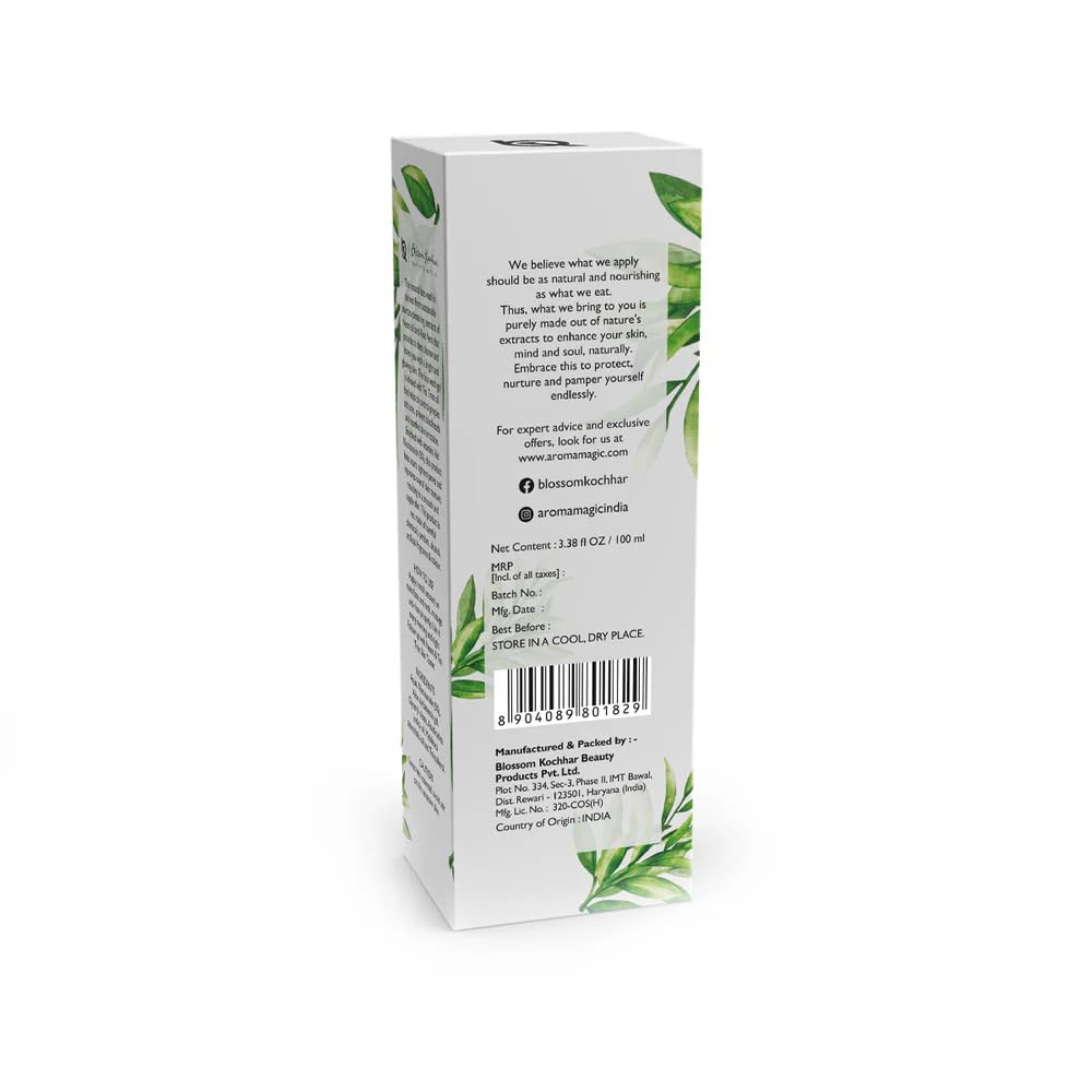 Aroma Magic Neem & Tea Tree Face Wash on shelf after use