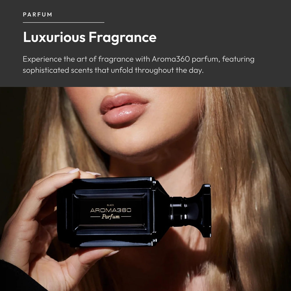 Aroma360 Men's Cologne packaging eco-friendly design signals ethical luxury.