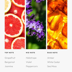 Aroma360 Women's Perfume grapefruit note adds bright, uplifting opening