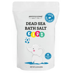 Aromasong Dead Sea Salt Kids Bath Soak 19lb bulk bag for gentle mineral soaking
