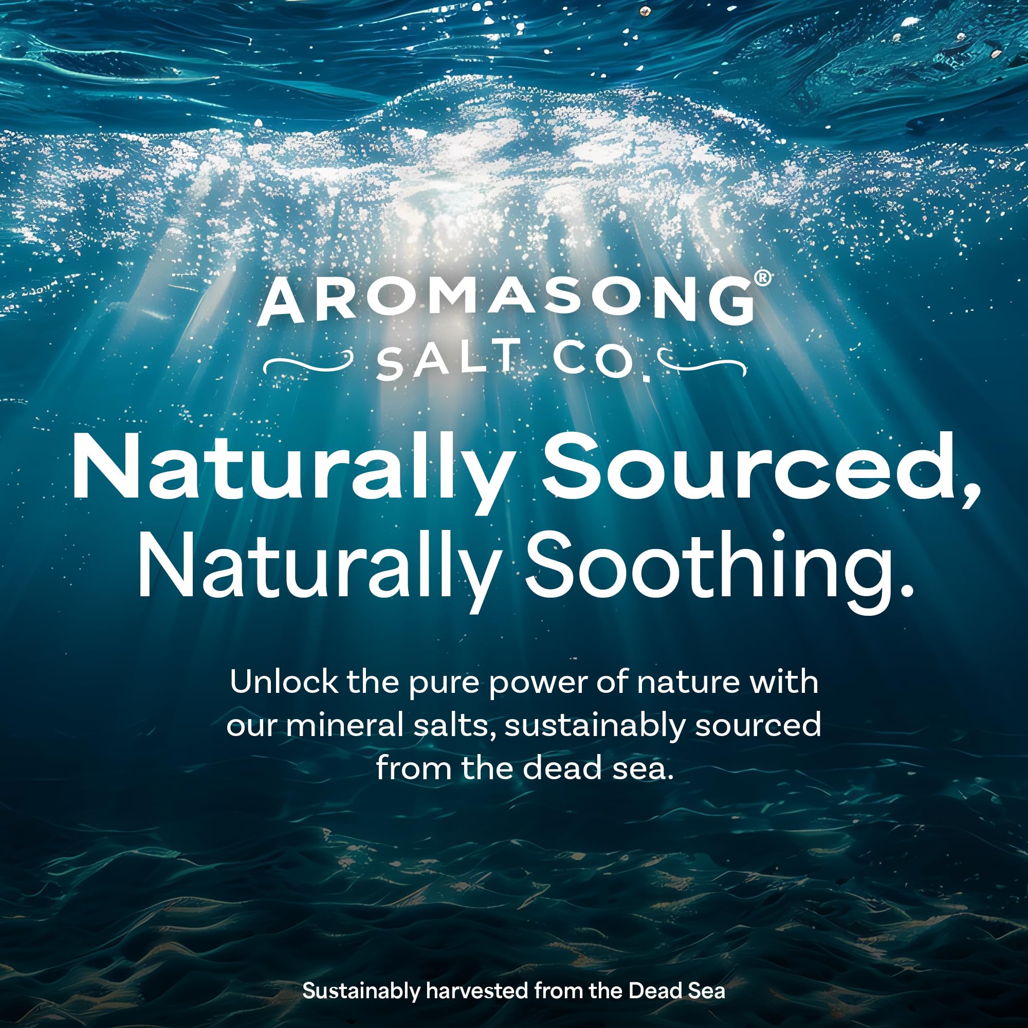 Aromasong RAW Magnesium Bath Flakes Lavender used for softer skin and hydration.