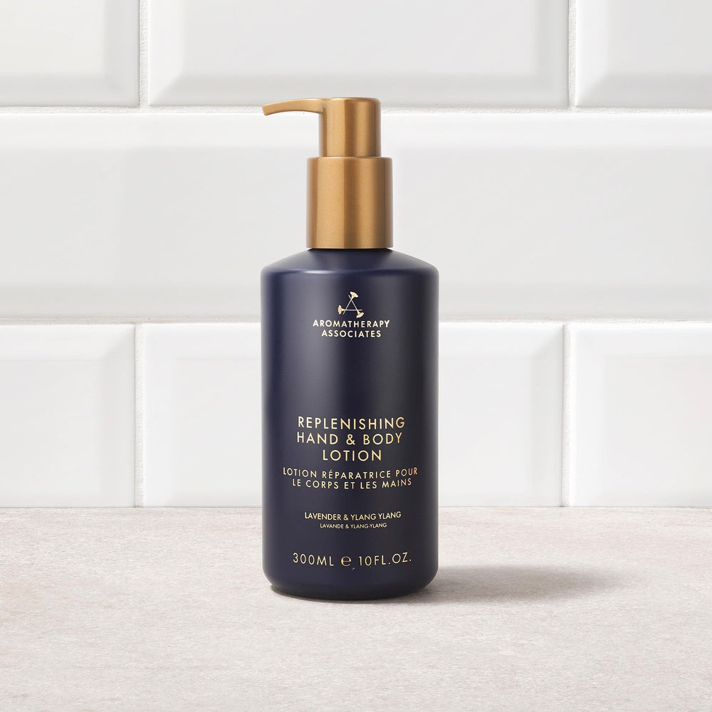 Aromatherapy Associates Balance ingredients like sweet almond oil showcased