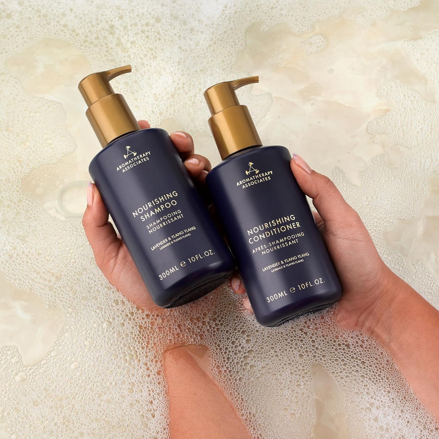 Close-up of Balance Replenishing Shampoo texture and consistency
