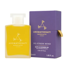 Aromatherapy Associates De-Stress Mind bottle for a calming shower ritual