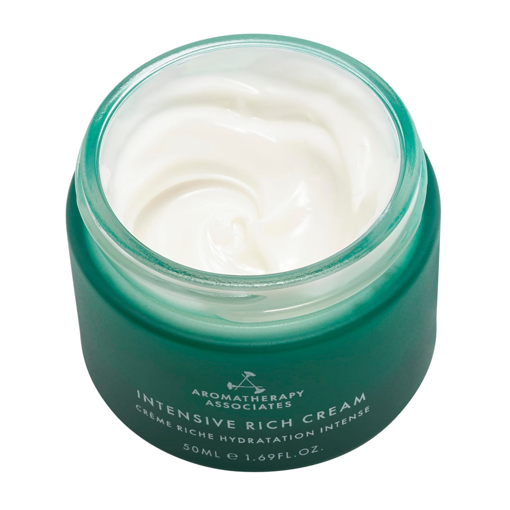 Aromatherapy Associates Intensive Rich Cream jar emphasizes luxe packaging and easy use