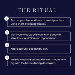 Wooden handle of Aromatherapy Associates Revive Brush.
