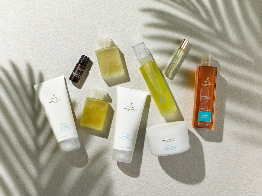 Ingredients highlight with juniper berry grapefruit and rosemary oils