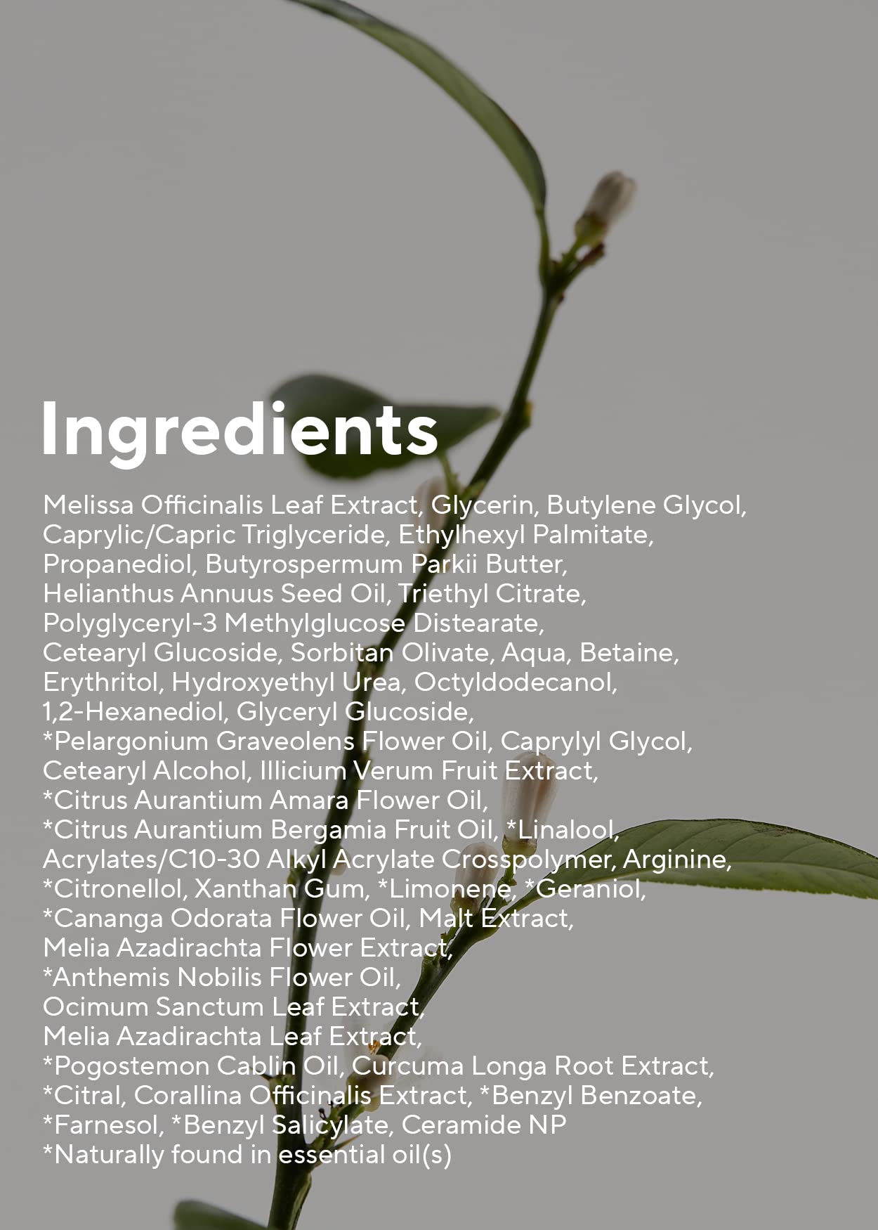 AROMATICA Embrace vegan claim badge on packaging