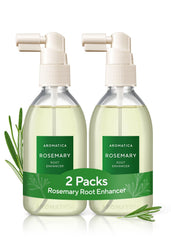 AROMATICA Root Enhancer bottle ready for rosemary scalp care and aroma