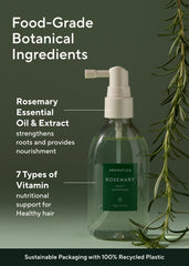 spray being applied to the scalp for targeted care