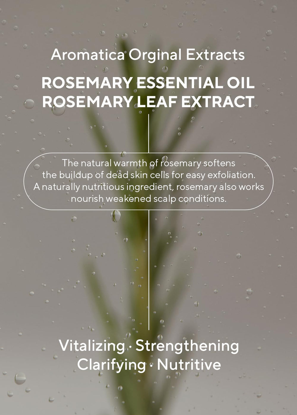 AROMATICA travel-size packaging ideal for on-the-go conditioning.