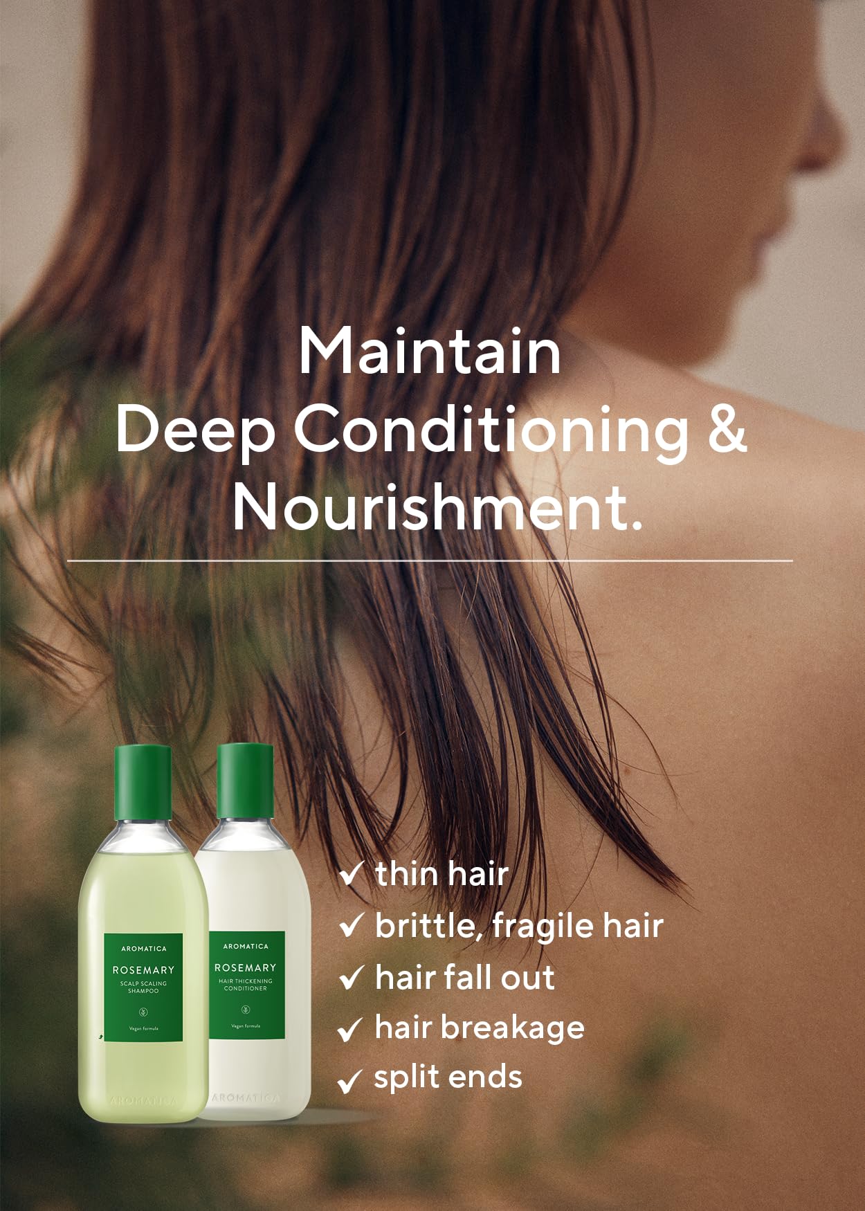 AROMATICA vegan hair care gift set box ideal for thoughtful gifting.