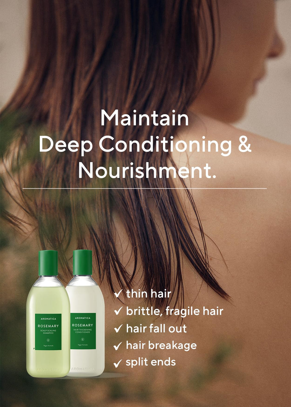 AROMATICA vegan hair care gift set box ideal for thoughtful gifting.