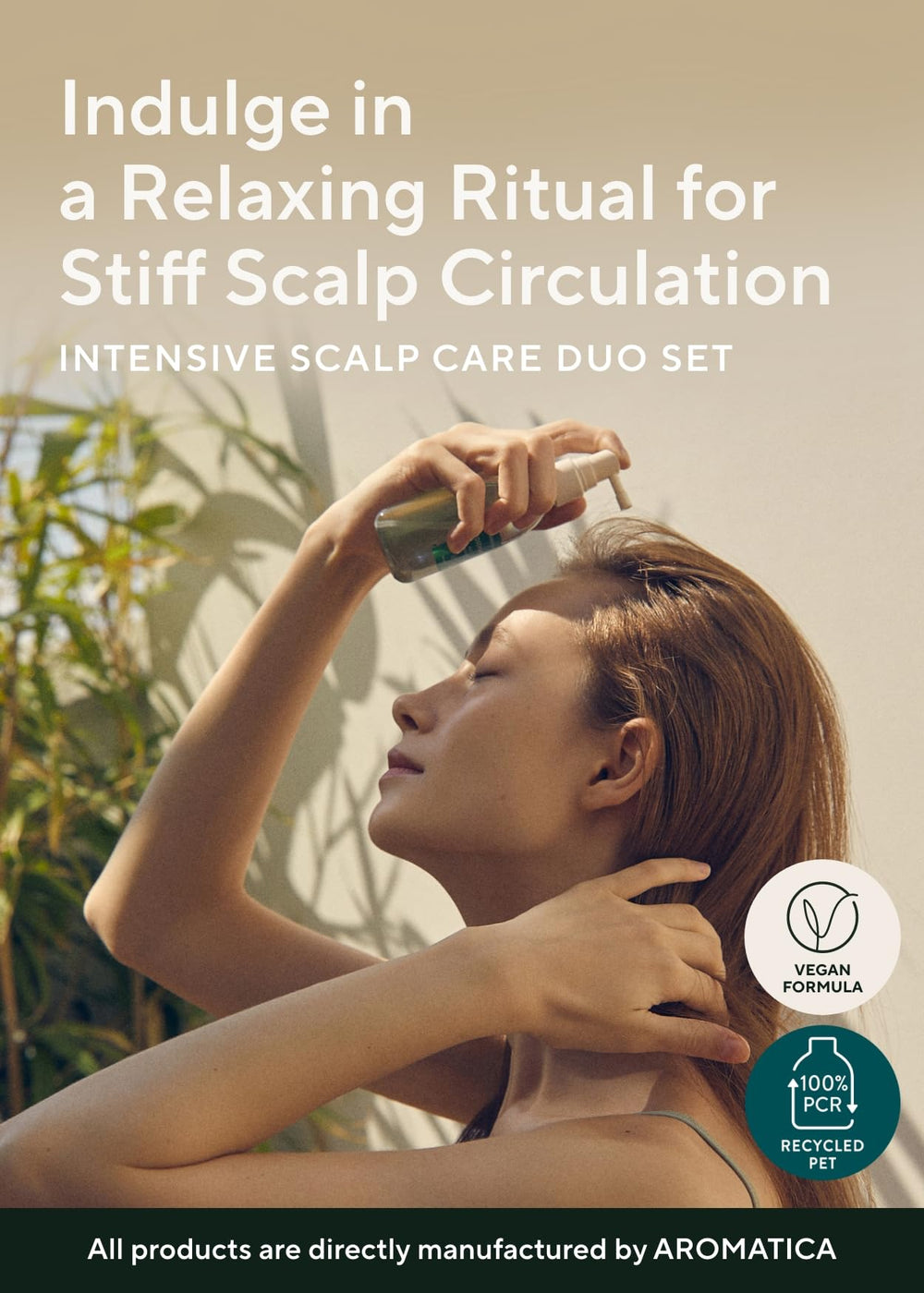 AROMATICA wooden scalp massager offering soothing, massage-friendly relief.