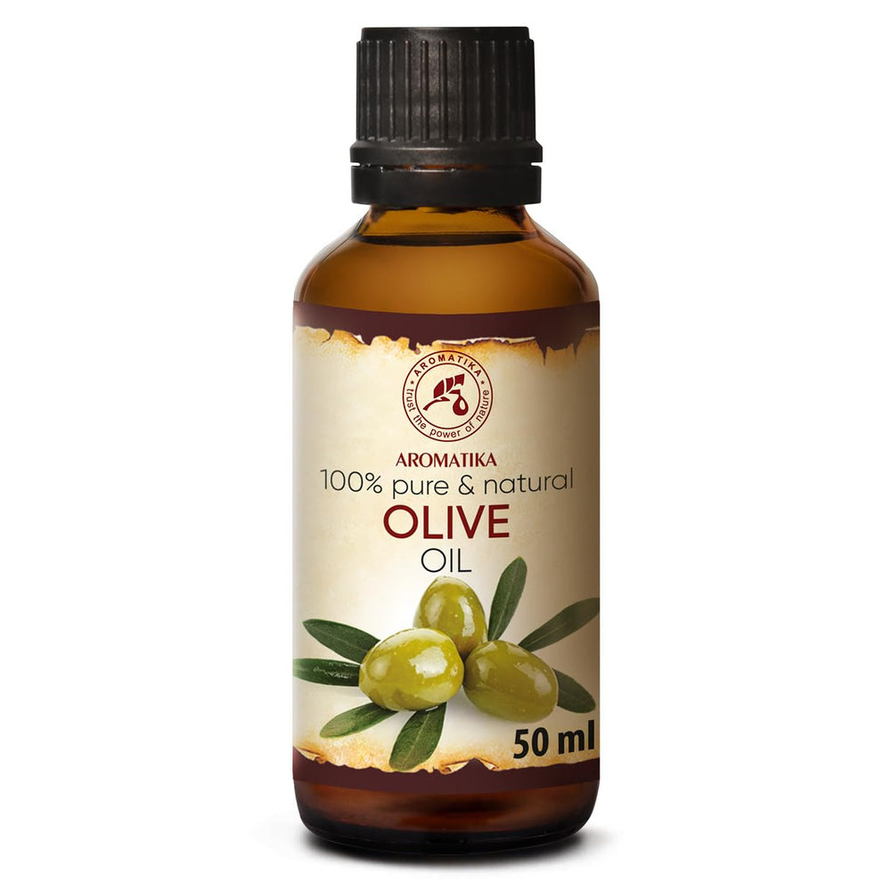 AROMATIKA olive oil extra virgin bottle for natural skin and hair hydration