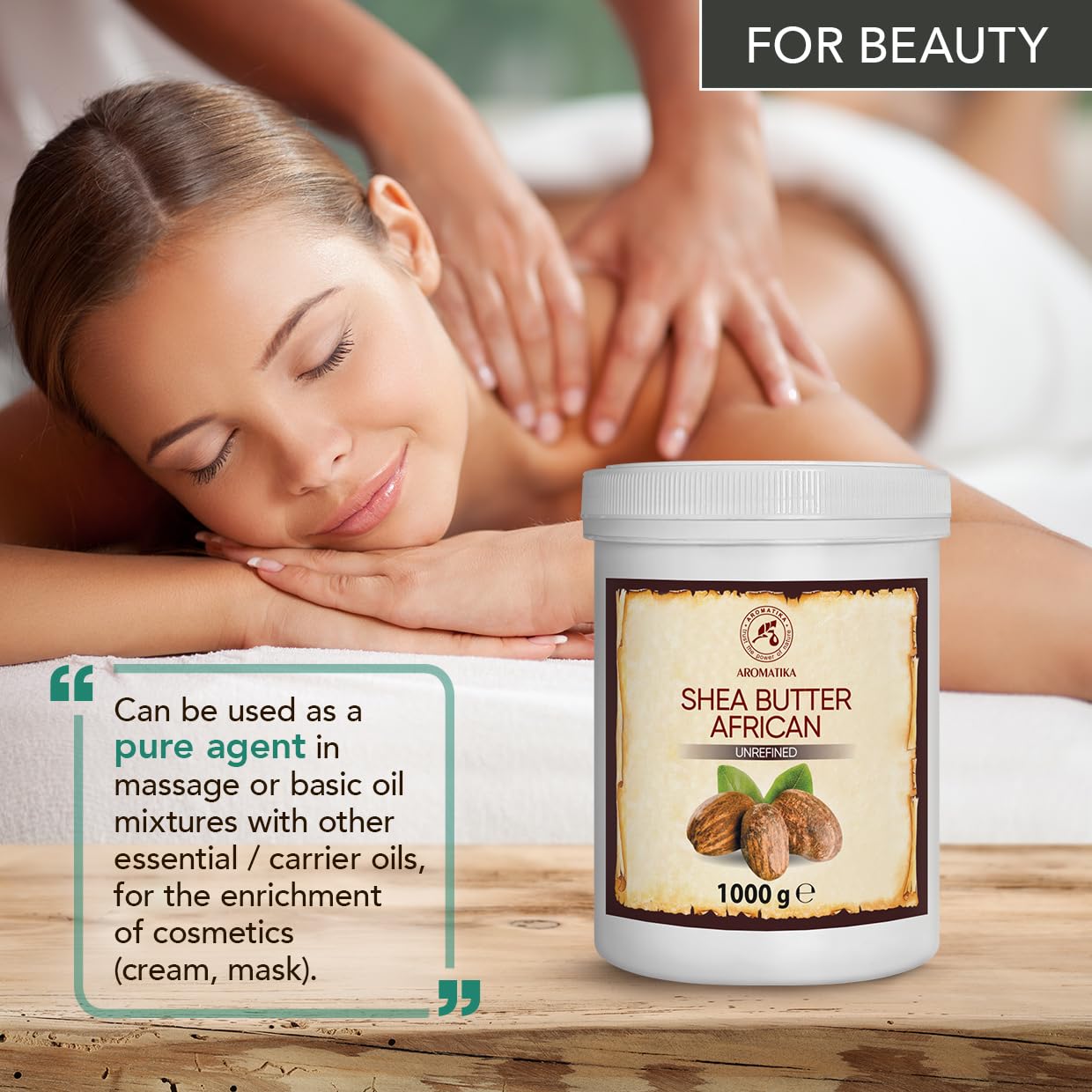 AROMATIKA 35 oz packaging highlighting natural ingredients