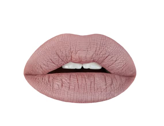 Aromi Desert Taupe lipstick cap closeup showing velvety finish for daily wear