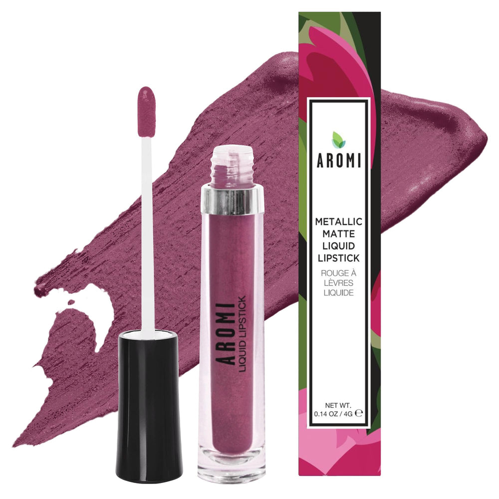 Aromi Parabens-free formula packaging highlights clean beauty.