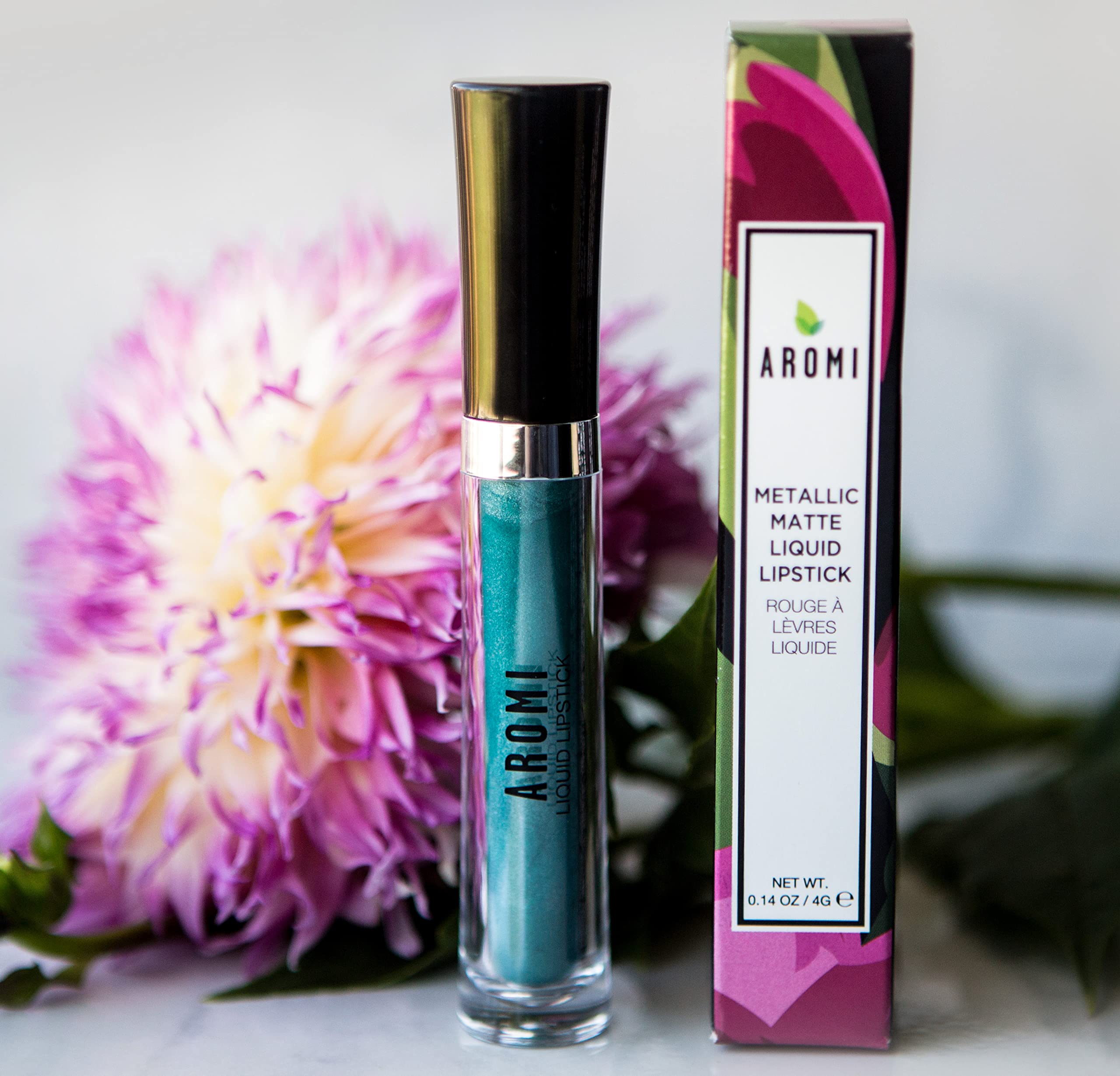 Aromi vegan cruelty-free label highlights ethical, animal-friendly beauty.