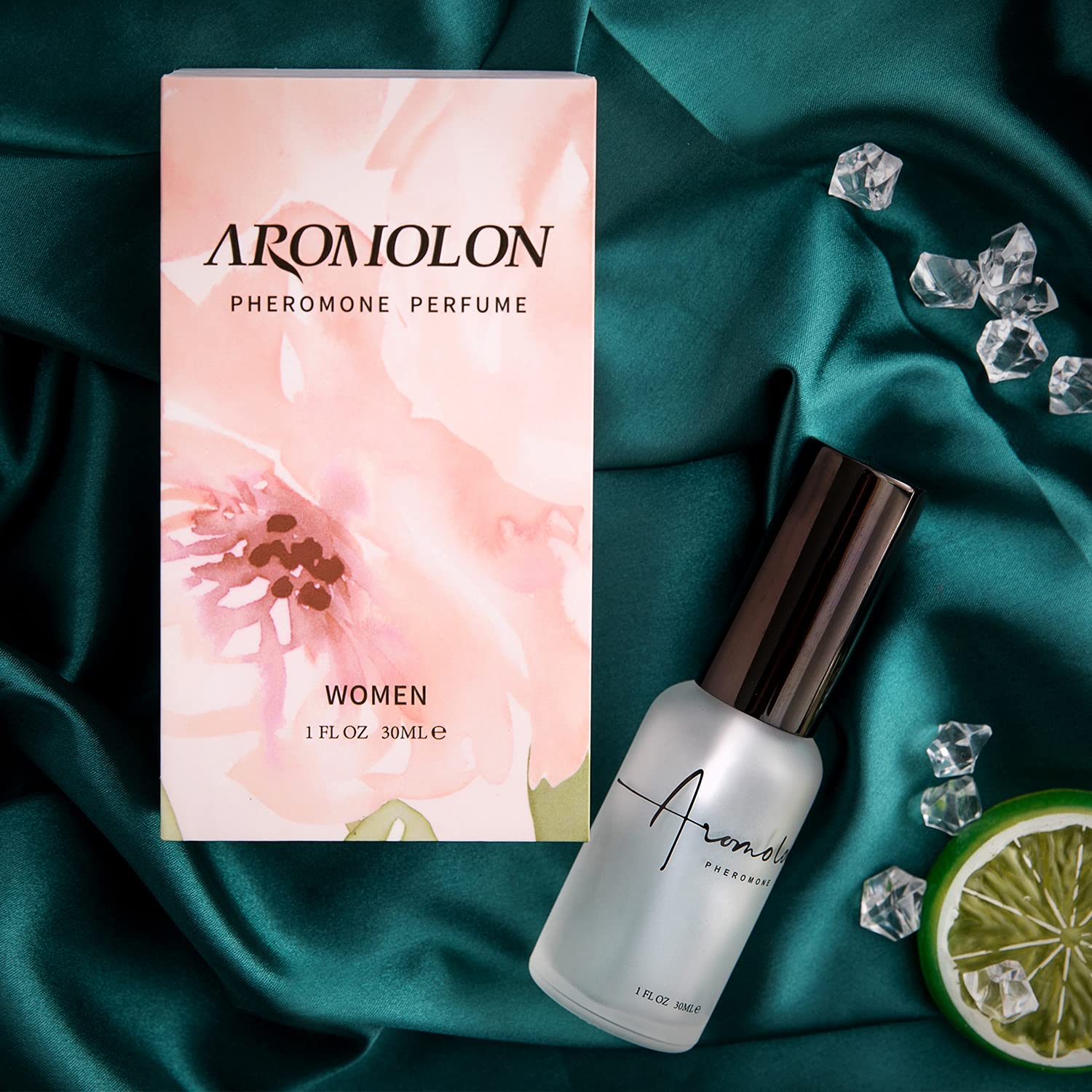 Aromolon Pheromone perfume application-areas, for neck and inner elbows glow.