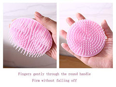 Aroveea hair scalp brush zoom on brush head for deep root contact.