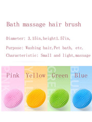 Aroveea green-pack scalp brushes with comfortable grip and deep cleaning