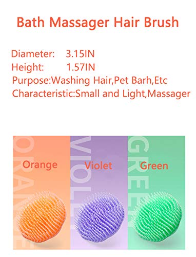 Aroveea scalp brush head massage offers soothing scalp sensation.
