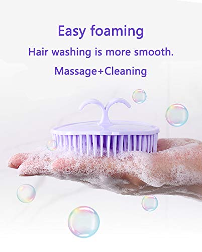 Aroveea wet-dry use scalp brush designed for shower or bath routines.