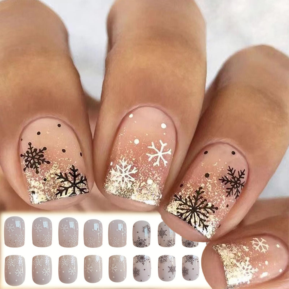 AROVFAM festive party nails on display for celebrations