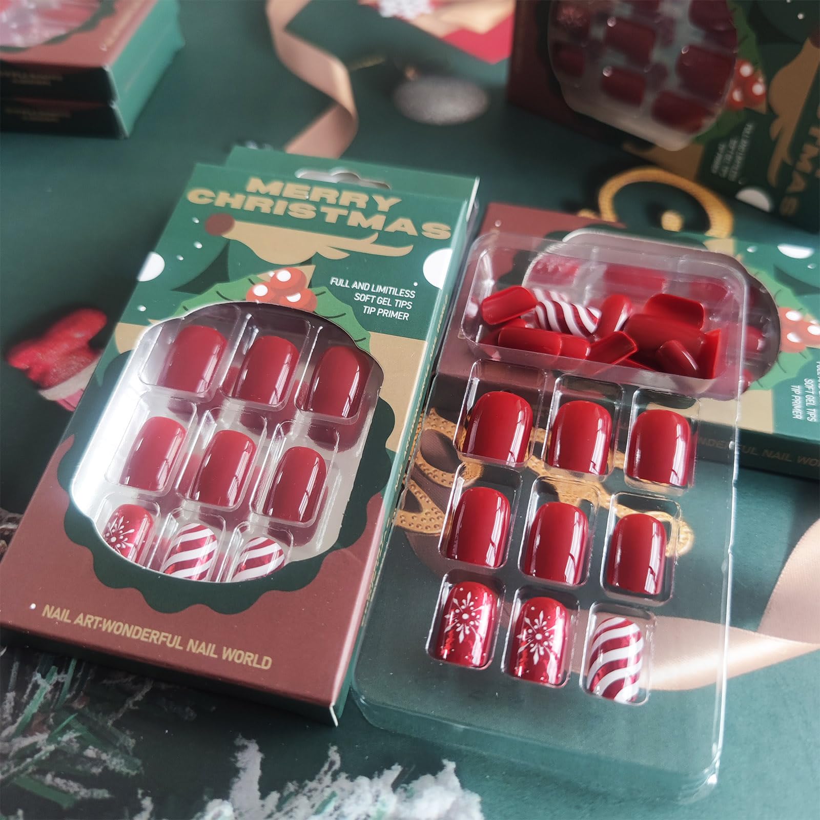 AROVFAM jelly glue pack enables reusable nails for multiple wear.
